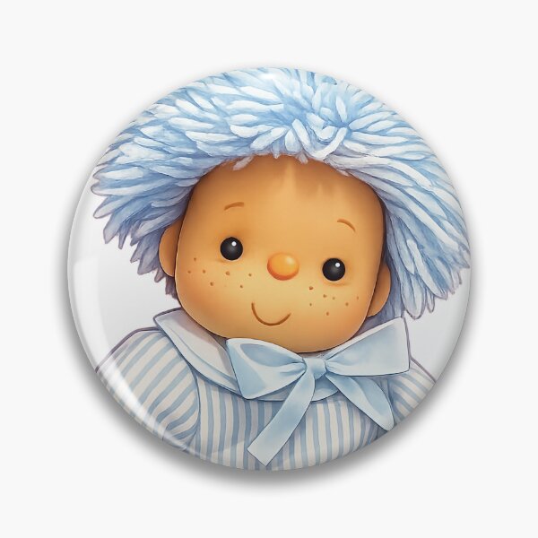 Item preview, Light blue ice doll, vintage toy fan art designed and sold by LLSwiss.