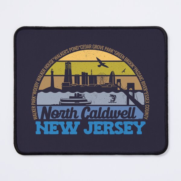 Item preview, North Caldwell New Jersey Sunset Retro Vintage Local Pride Logo designed and sold by CRHPOD20.