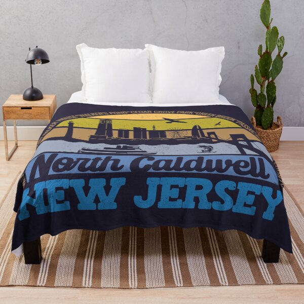 Item preview, North Caldwell New Jersey Sunset Retro Vintage Local Pride Logo designed and sold by CRHPOD20.