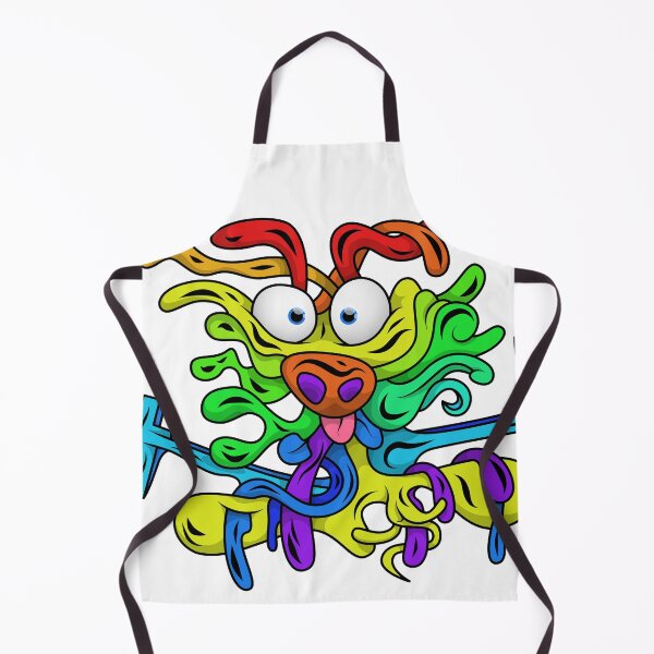 Item preview, Creature #74 - colorful happy face designed and sold by liquid-print.