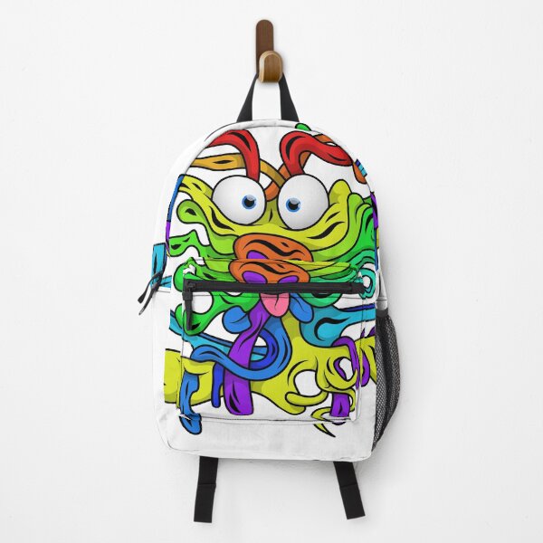 Item preview, Creature #74 - colorful happy face designed and sold by liquid-print.