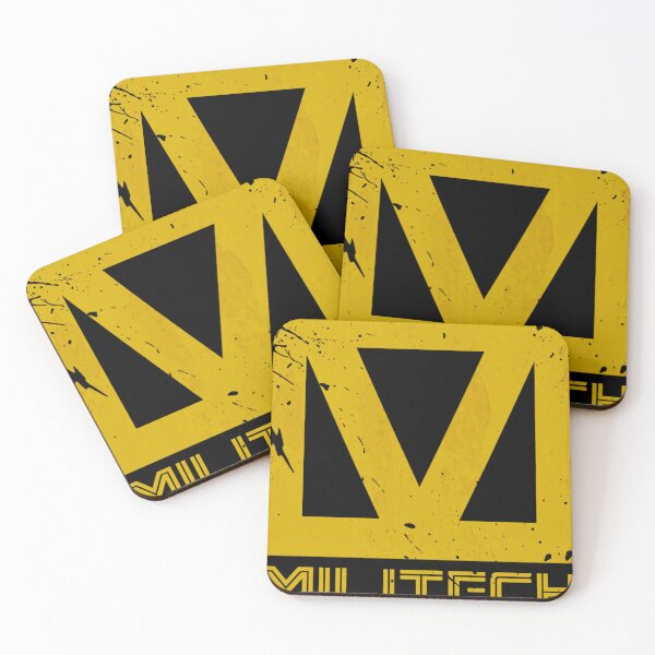 Item preview, Cyberpunk Militech Logo - Worn T-Shirt designed and sold by PrinceVeum.