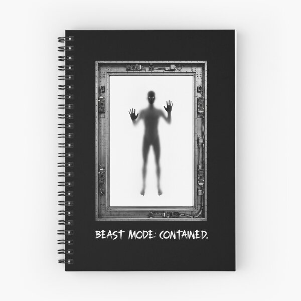 Item preview, Contained Beast – Dark Industrial Horror Artwork designed and sold by Ovitees.