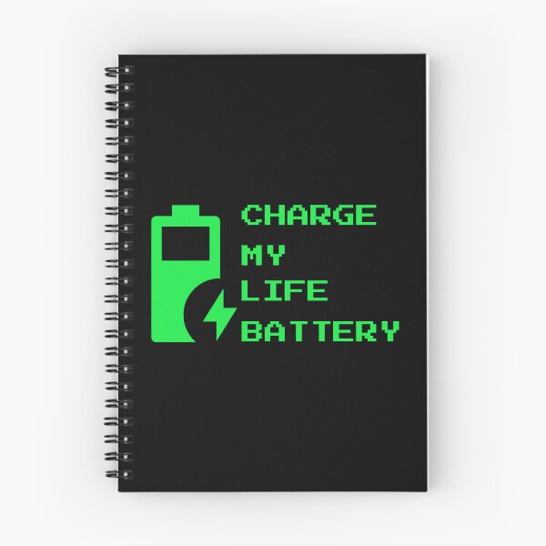 Item preview, Charge My Life Battery - Funny Introvert Low Energy Pixel Art designed and sold by vividlukas.