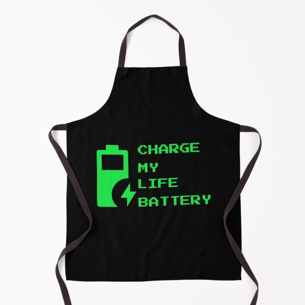 Item preview, Charge My Life Battery - Funny Introvert Low Energy Pixel Art designed and sold by vividlukas.