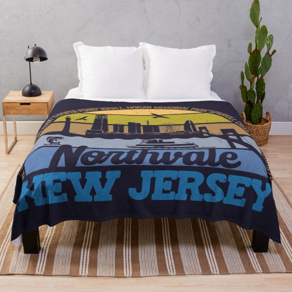 Item preview, Northvale New Jersey Sunset Retro Vintage Local Pride Logo designed and sold by CRHPOD20.