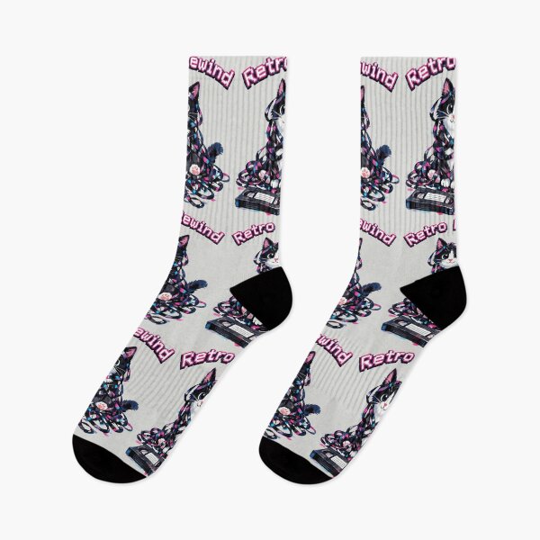 Item preview, Retro Rewind - Glitch VHS Cat designed and sold by DigitalGlade.
