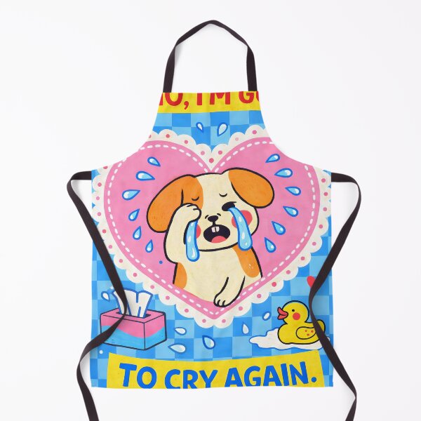 Item preview, “Oh No, I’m Going to Cry Again” Cute Puppy designed and sold by Matinez Pink.