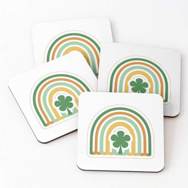 Item preview, Retro Rainbow with Shamrock Icon designed and sold by Koalangel.