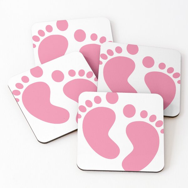 Item preview, Pink Baby Girl Feet - Pregnancy & Birth Announcement designed and sold by Instants Design.