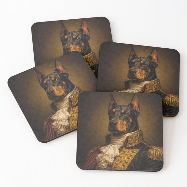 Item preview, Lord Bartholomew Regal Doberman Portrait designed and sold by Raddoodles.