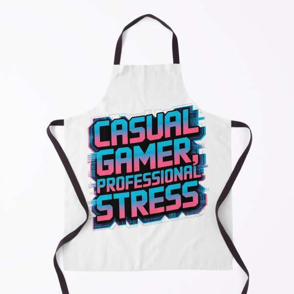 Item preview, Casual Gamer, Professional Stress designed and sold by Mahilis.