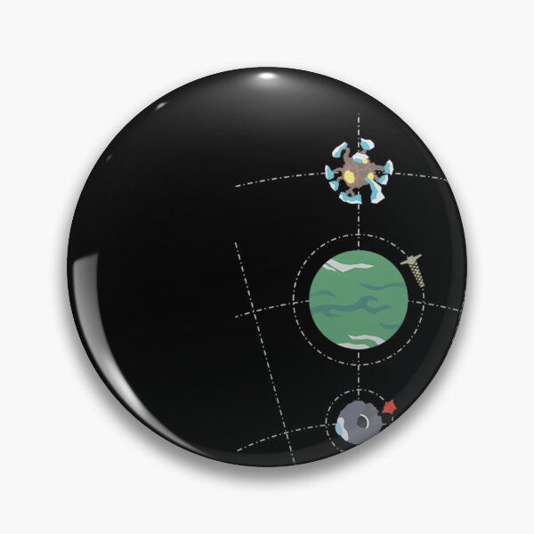 Item preview, Outer Wilds Hearthian System Map designed and sold by NvmdOlie.