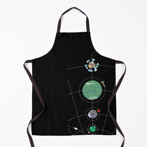 Item preview, Outer Wilds Hearthian System Map designed and sold by NvmdOlie.