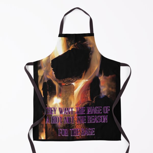 Item preview, They Want the Image of a Riot Not the Reason – Skull in Flames Protest Art Print designed and sold by aadventures.