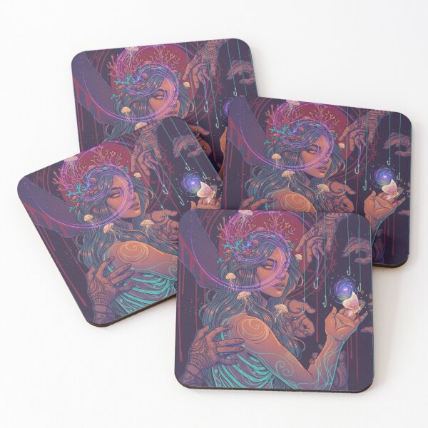 Item preview, Cosmic Ocean Goddess Surreal Fantasy designed and sold by 0606PM.