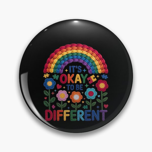 Item preview, It's Okay To Be Different Autism Awareness Neurodiversity Acceptance designed and sold by SofenArt.