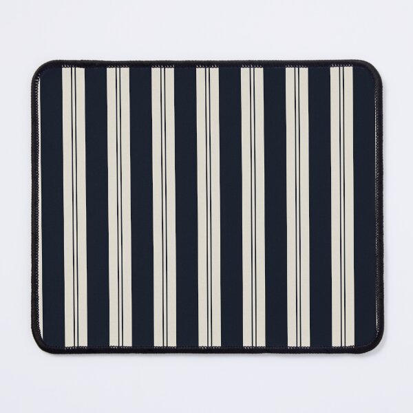 Item preview, Natural Stripe Studio Vertical Stripes Cool Calm Midnight Bone designed and sold by Kreativa1.