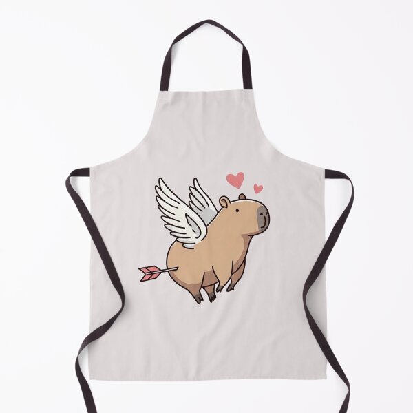 Item preview, Cute Cupid Capybara with Wings and Arrow Kawaii Love Design designed and sold by PixelQ.