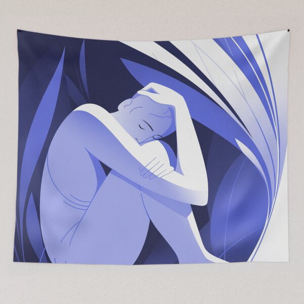 Item preview, Blue Solitude designed and sold by TinCatOutPost.