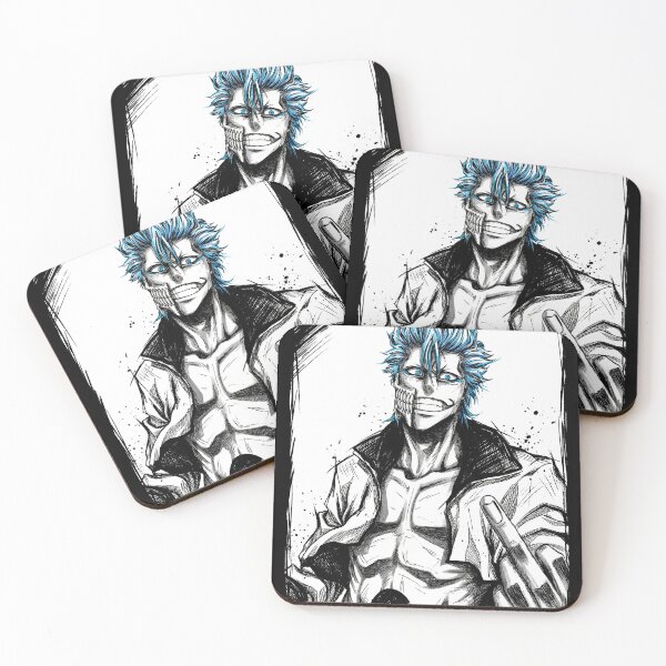Item preview, Grimmjow Pantera Style Arrancar Inspired – Blue Hair Battle Pose Art designed and sold by Senpaiwaves.