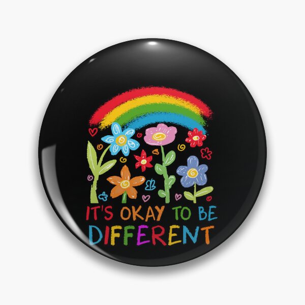 Item preview, It's Okay To Be Different Neurodiversity Acceptance Individuality designed and sold by SofenArt.