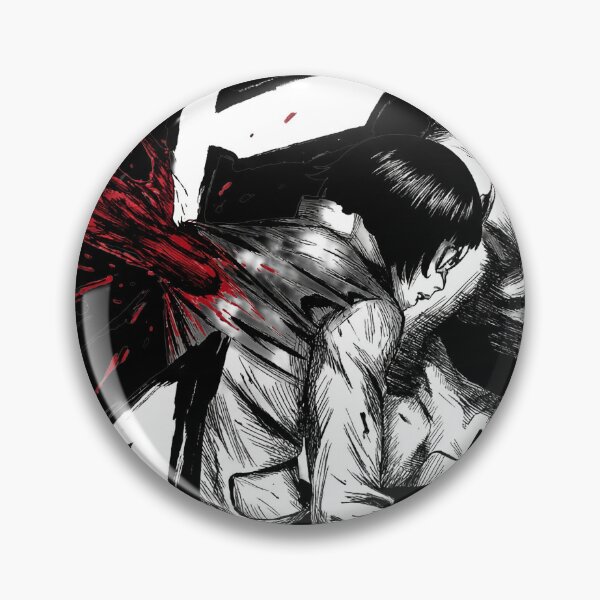Item preview, Grimmjow Sexta Espada Vibes Fan Design – Jagged Mask Fierce Fighter designed and sold by Senpaiwaves.