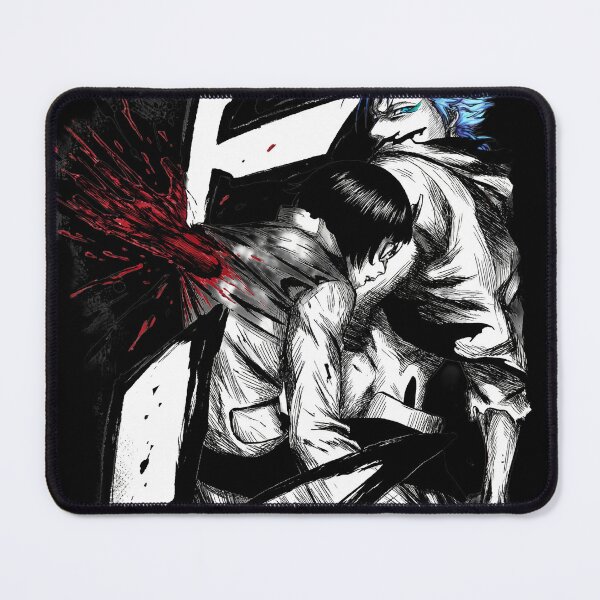 Item preview, Grimmjow Sexta Espada Vibes Fan Design – Jagged Mask Fierce Fighter designed and sold by Senpaiwaves.
