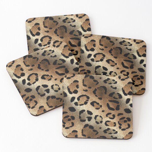 Item preview, Artistic Leopard Textile  - Wildlife Print  - Retirement Gifts designed and sold by RoyalStarsPatts.