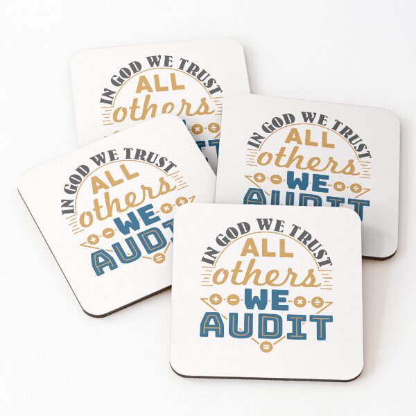 Item preview, In God We Trust All Others We Audit Funny Auditor Auditing Staff designed and sold by jaygo.