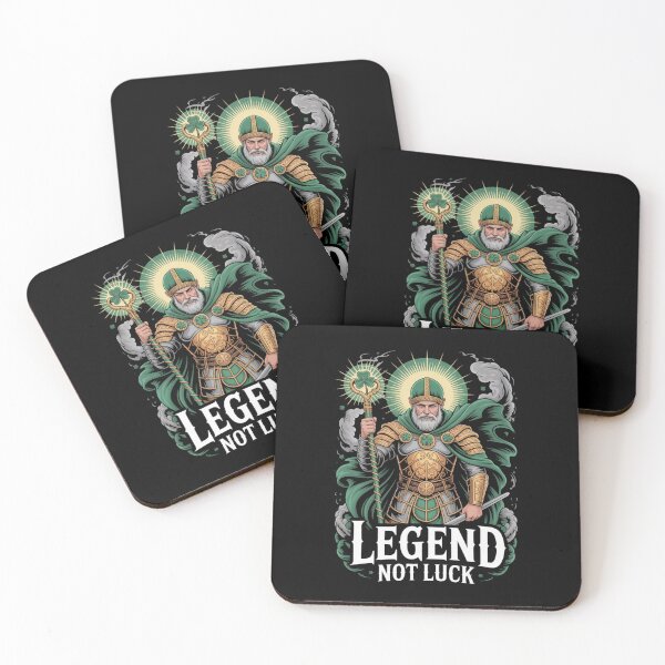 Item preview, "Legend Not Luck – Saint Patrick Dual Blade Shamrock Champion designed and sold by DarylWelsh2024.