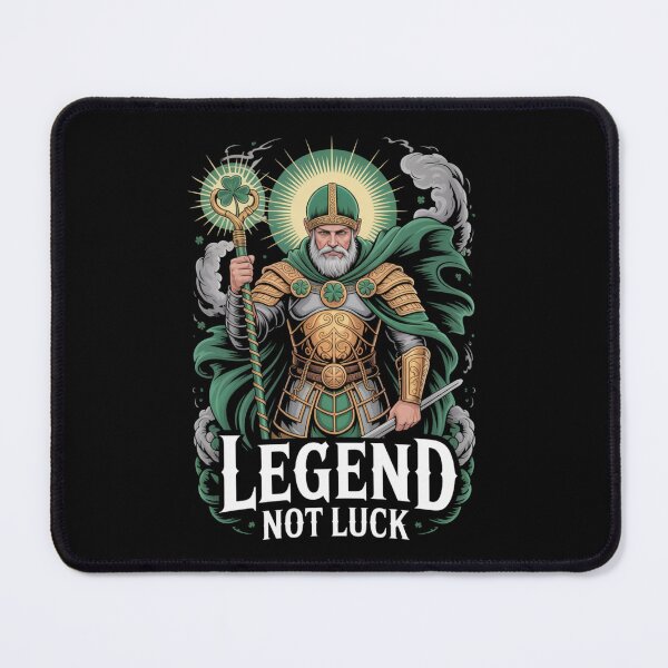 Item preview, "Legend Not Luck – Saint Patrick Dual Blade Shamrock Champion designed and sold by DarylWelsh2024.