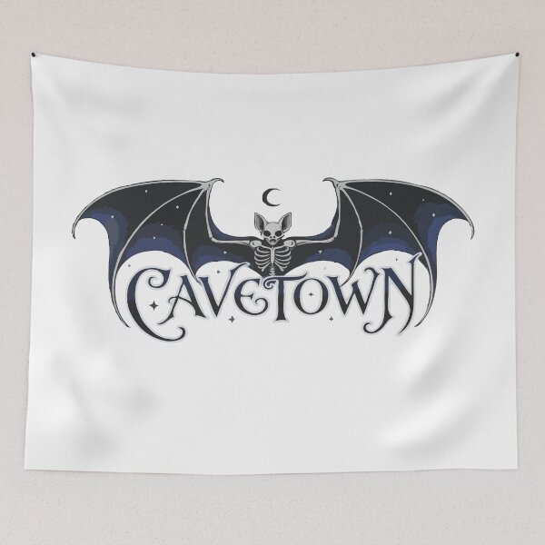 Item preview, Whimsical Gothic Bat Skeleton - Cavetown Indie Aesthetic Art designed and sold by Custom Crest.