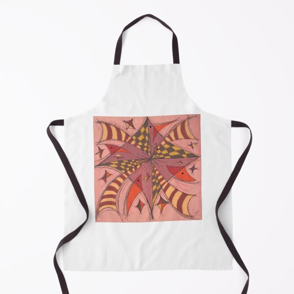 Item preview, Statement acrylic and oil pastel abstract art in terracotta, red, orange and brown designed and sold by JoLloyd7.