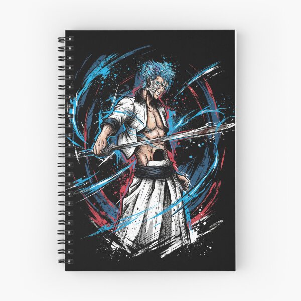 Item preview, Grimmjow Fierce Blue Panther Hollow Inspired – Anime Manga Villain Portrait designed and sold by Senpaiwaves.