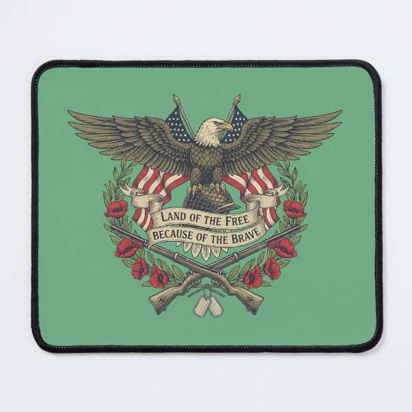 Item preview, Honoring the Brave: Patriotic Eagle Shield designed and sold by InkWeaveShop.