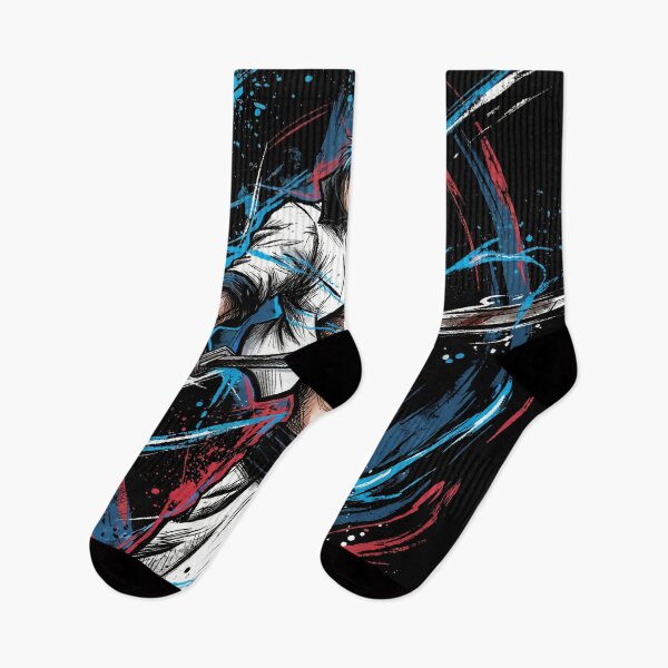 Item preview, Grimmjow Fierce Blue Panther Hollow Inspired – Anime Manga Villain Portrait designed and sold by Senpaiwaves.