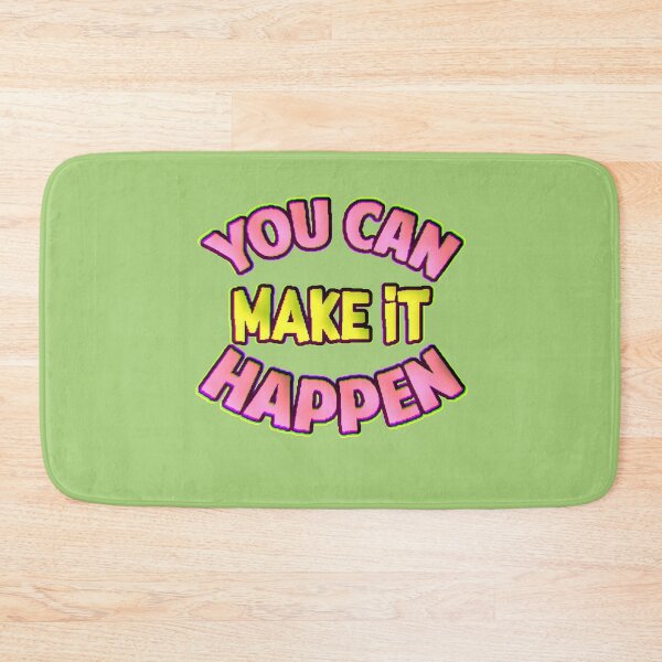 Item preview, Sticker You Can Make It Happen | Minimalist Motivational Phrase designed and sold by AstronautMerch.