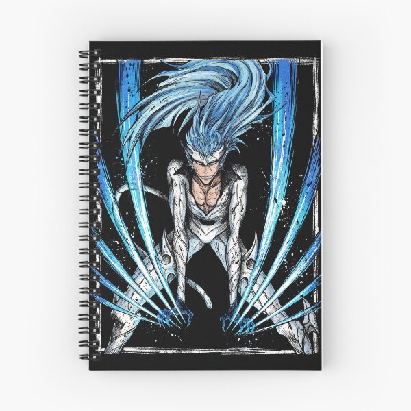 Item preview, Grimmjow Anime Blue-Haired Antihero Inspired – Cero Claws Dynamic Pose designed and sold by Senpaiwaves.