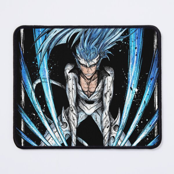 Item preview, Grimmjow Anime Blue-Haired Antihero Inspired – Cero Claws Dynamic Pose designed and sold by Senpaiwaves.