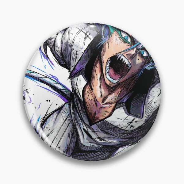 Item preview, Grimmjow Feline Espada Fighter Manga Style – Intense Eyes Hollow Mask designed and sold by Senpaiwaves.