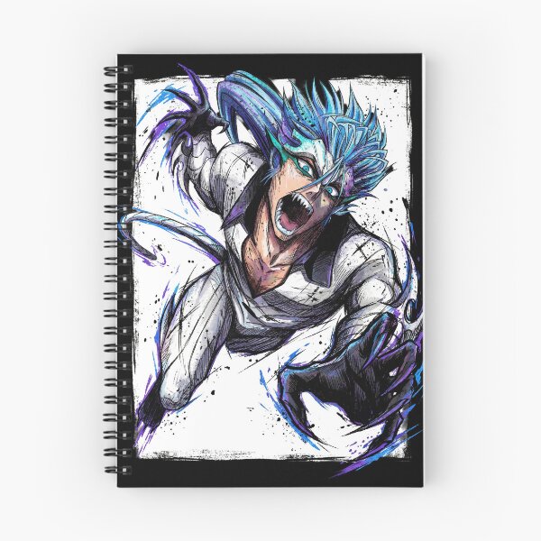 Item preview, Grimmjow Feline Espada Fighter Manga Style – Intense Eyes Hollow Mask designed and sold by Senpaiwaves.