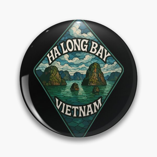 Item preview, Ha Long Bay Vietnam Stained Glass Art Travel designed and sold by TomFrontierArt.