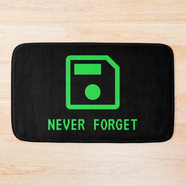 Item preview, Never Forget Floppy Disk - Funny 90s Retro Tech IT Humor designed and sold by vividlukas.