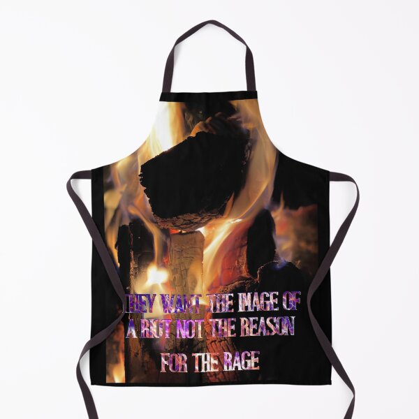 Item preview, They Want the Image of a Riot Not the Reason – Skull in Flames Protest Art Print designed and sold by aadventures.