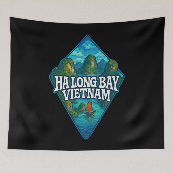 Item preview, Ha Long Bay Vietnam Asia Travel designed and sold by TomFrontierArt.