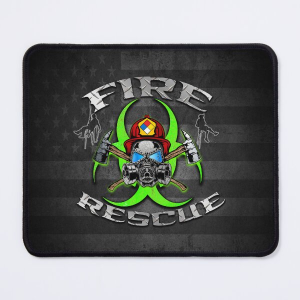 Item preview, Fire Rescue Biohazard Skull – Tactical Firefighter Design designed and sold by artistwill.