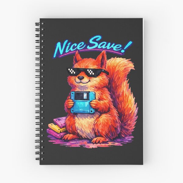 Item preview, Nice Save! - Retro Floppy Disk Squirrel designed and sold by DigitalGlade.