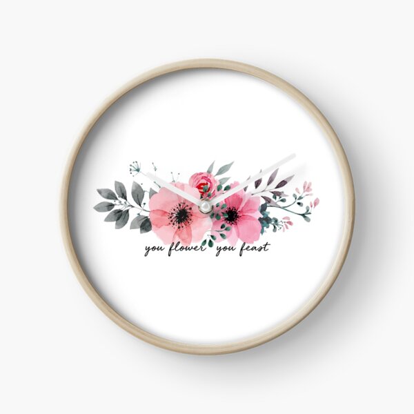 you flower you feast- h.s. Clock