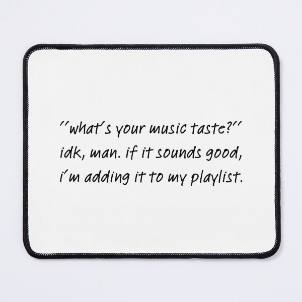Item preview, what's your music taste? designed and sold by BlissThreads.